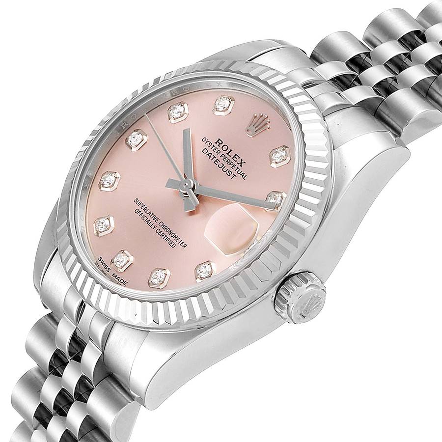 Rolex Datejust Steel Pink Diamond