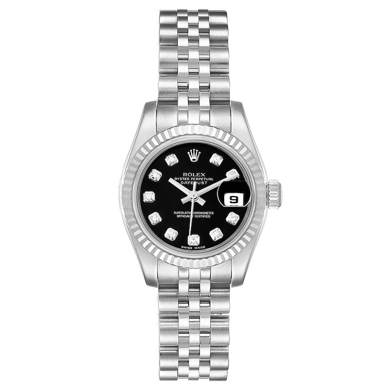 Rolex Datejust Steel Diamond Watch