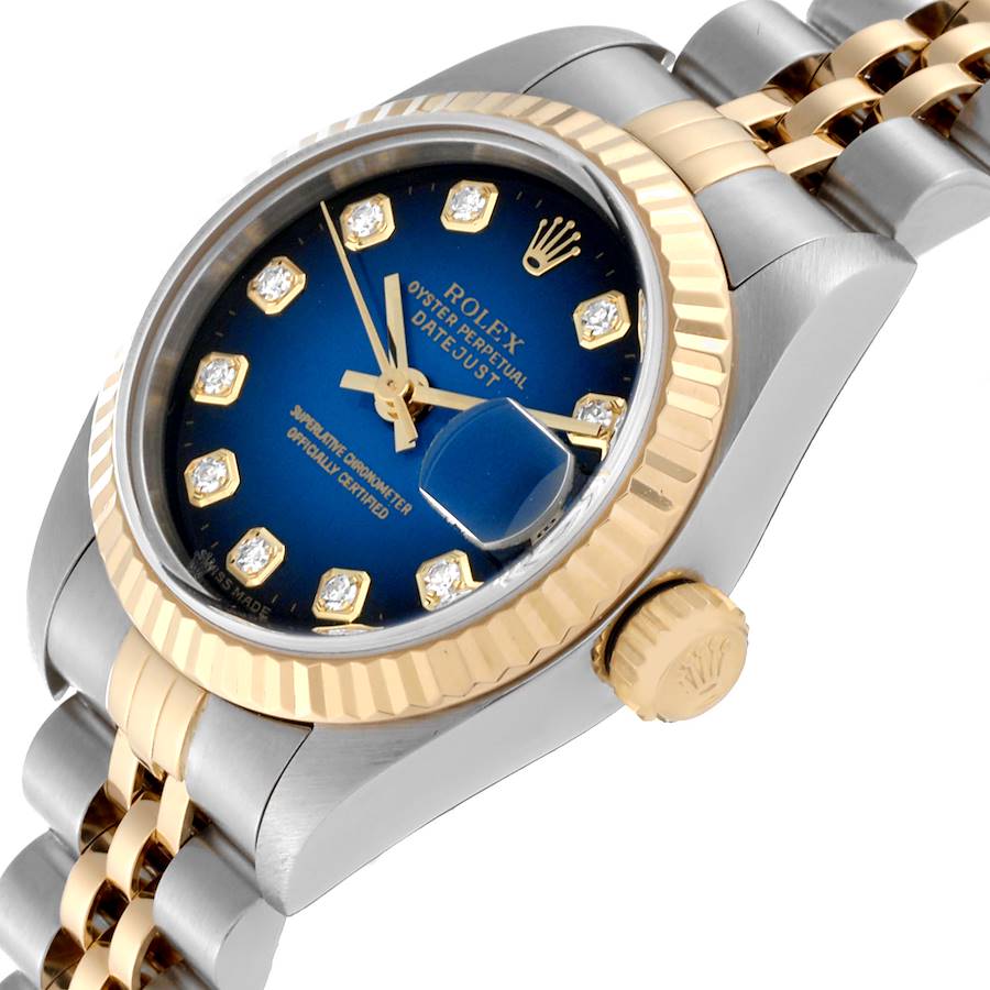 Rolex Datejust Two-Tone Blue Diamond
