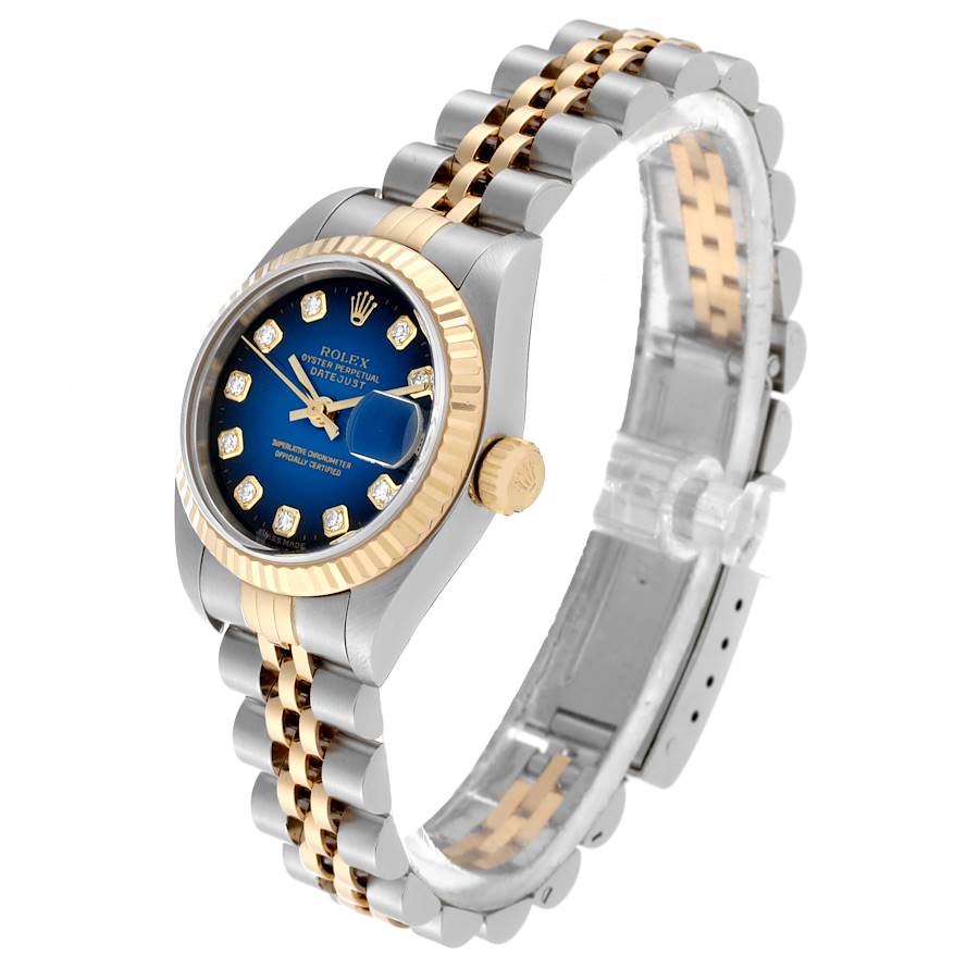 Rolex Datejust Two-Tone Blue Diamond