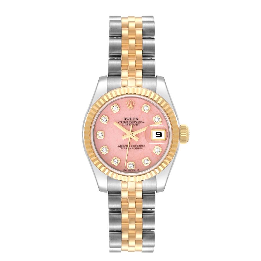 Rolex Datejust Two-Tone Pink Diamond