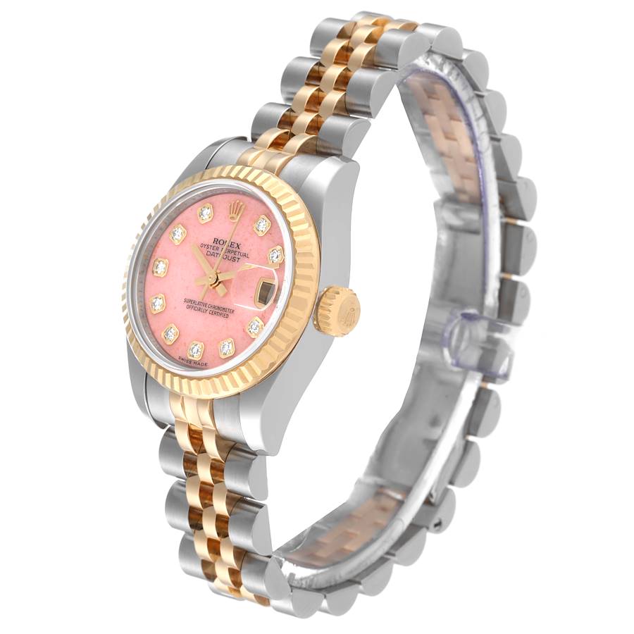 Rolex Datejust Two-Tone Pink Diamond