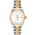 Rolex Gold White Dial Watch