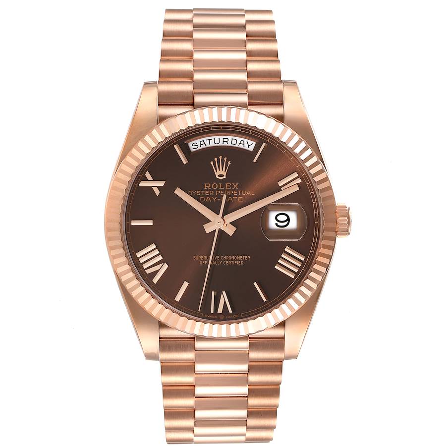 Rolex Day-Date Everose Chocolate Watch