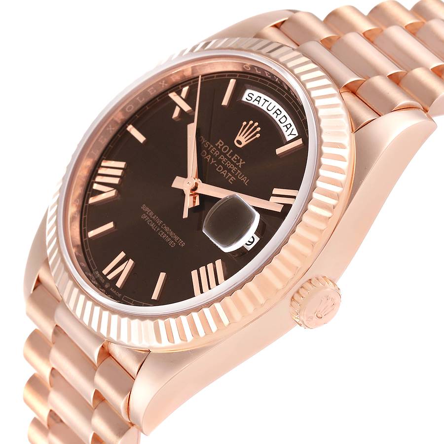 Rolex Day-Date Everose Chocolate Watch
