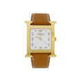 Hermes Heure H Gold Watch