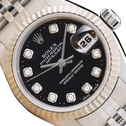 Rolex Datejust Steel Diamond Watch