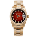 Rolex Datejust Gold Red Diamond