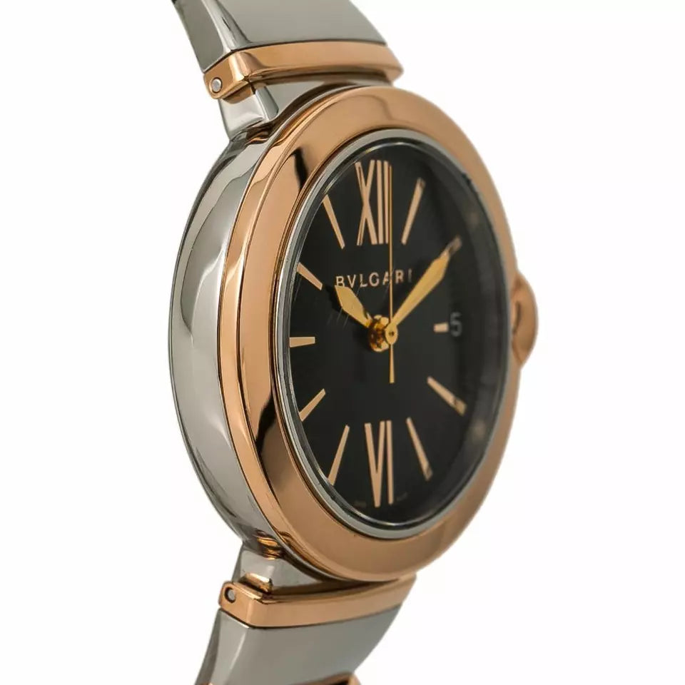 Bvlgari Lucea Black Two-Tone Watch