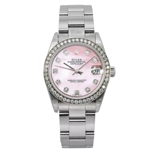 Rolex Datejust Steel Pink Diamond