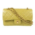 Chanel Lime Green Quilted Flap